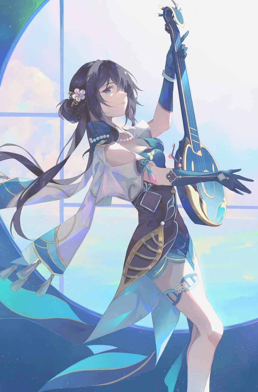ruan mei (honkai and 1 more) drawn by chaomu