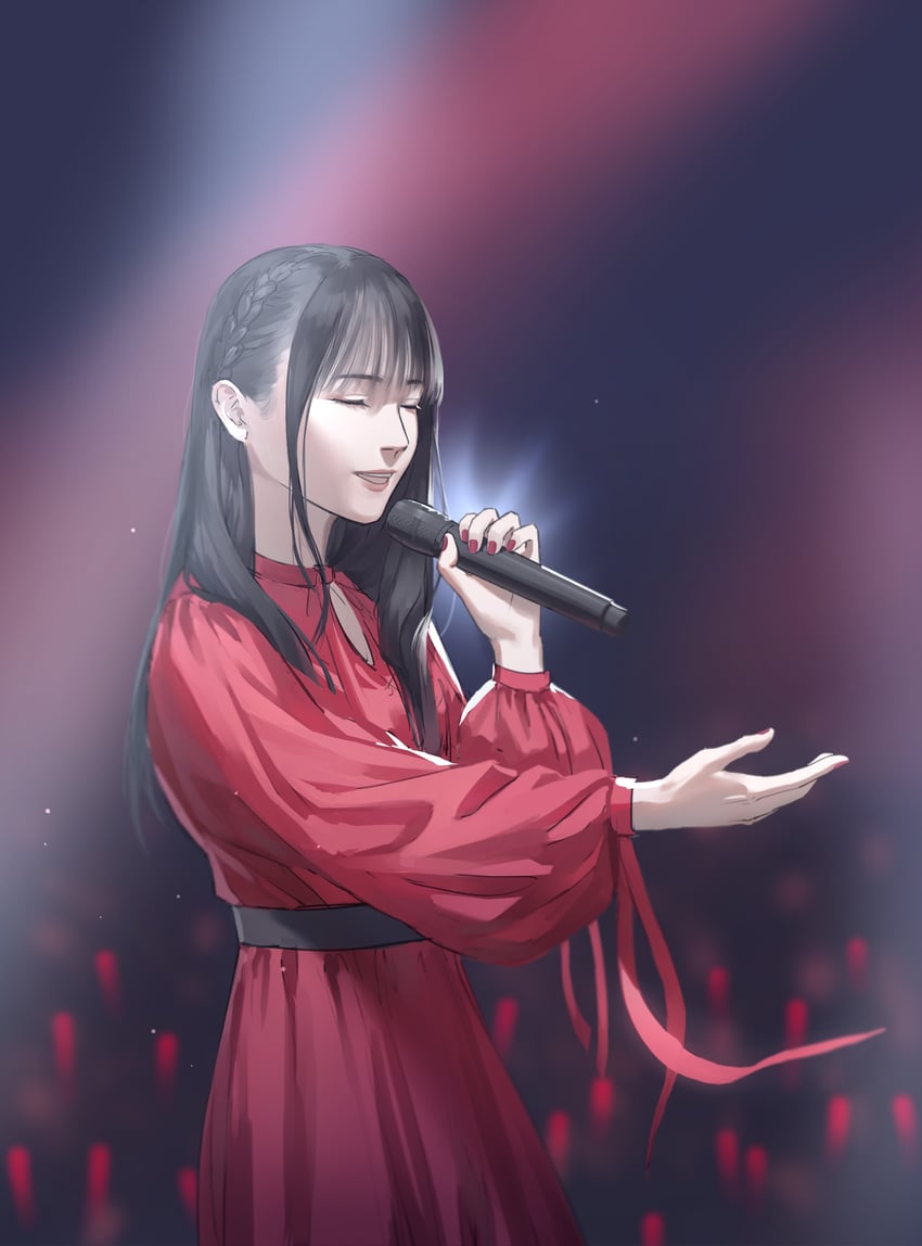 mizuki nana (real life) drawn by alicescorpio_yeji