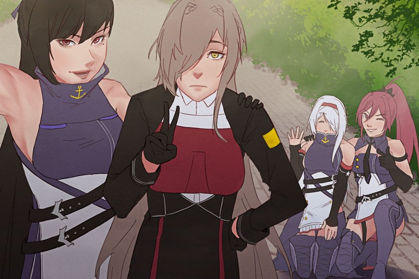 colorado, west virginia, maryland, and hancock (azur lane and 1 more) drawn by zeldin