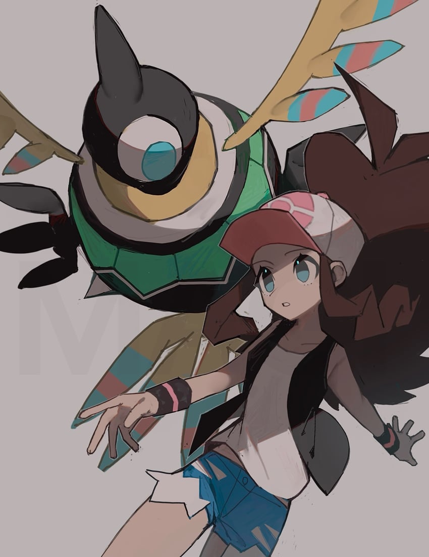 hilda and sigilyph (pokemon and 1 more) drawn by 950magi618
