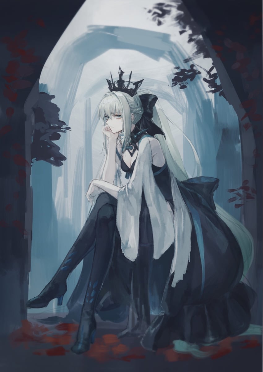 morgan le fay (fate and 1 more) drawn by doyamemo_f