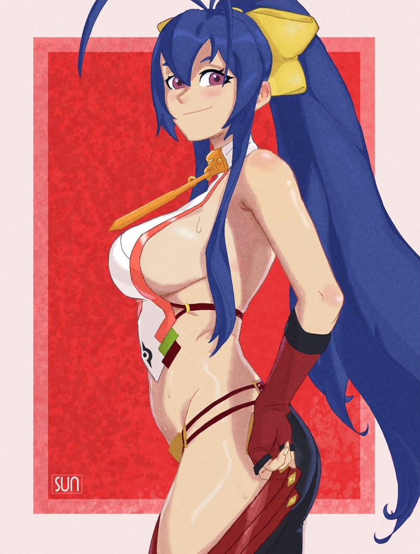 mai natsume (blazblue and 2 more) drawn by the_su_n
