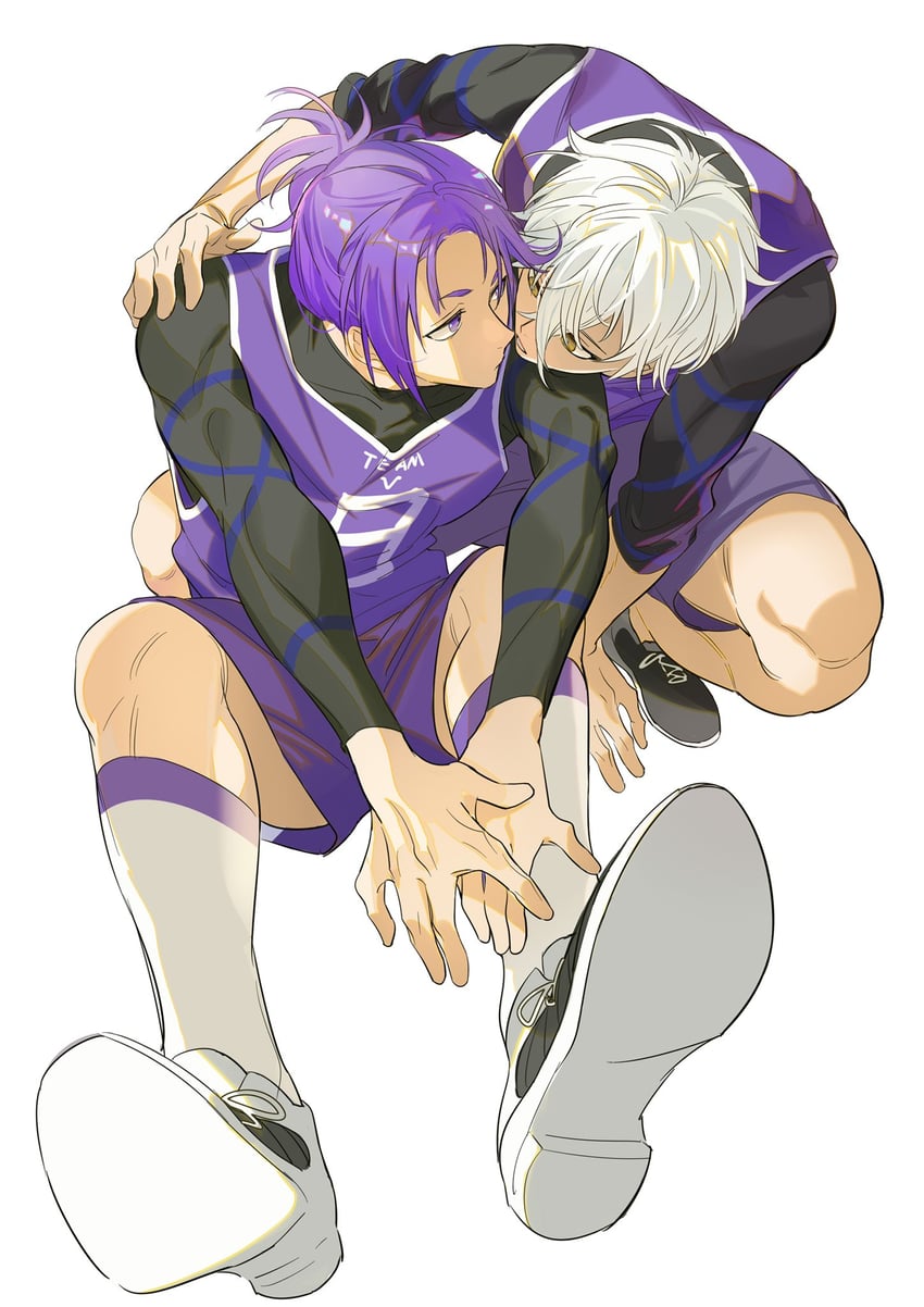 nagi seishirou and mikage reo (blue lock) drawn by gwillarmy