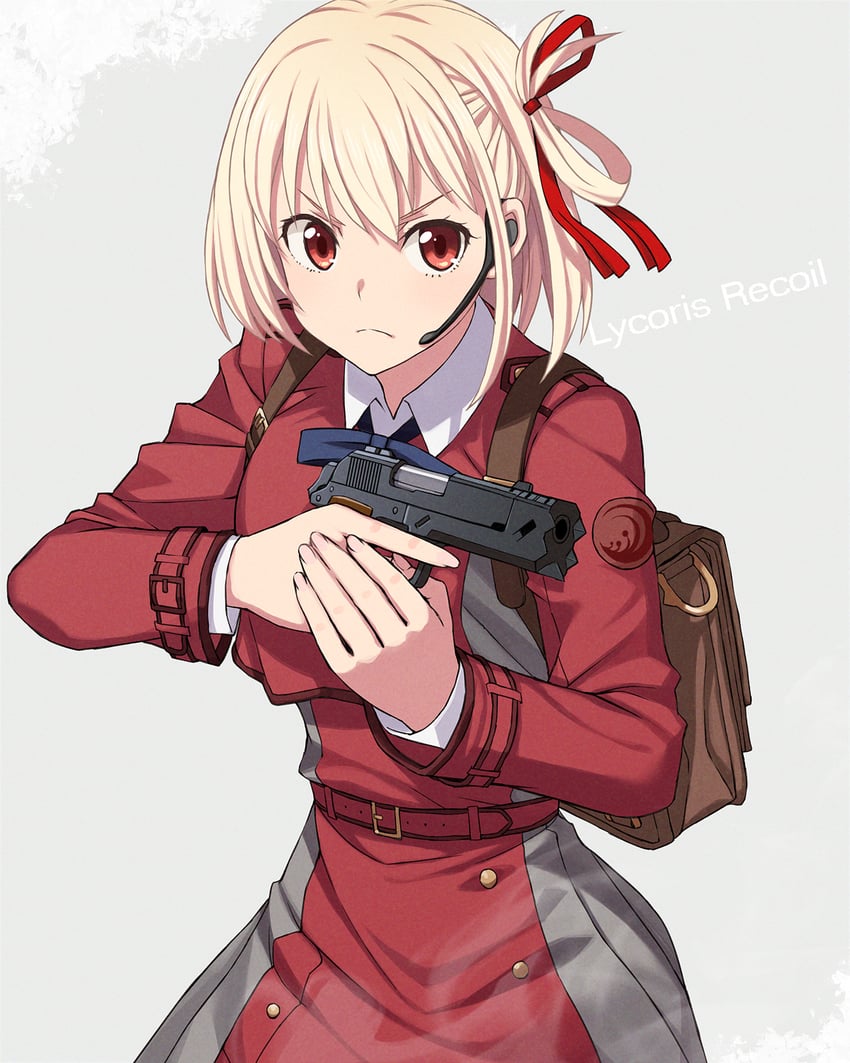 nishikigi chisato (lycoris recoil) drawn by itou_(onsoku_tassha)