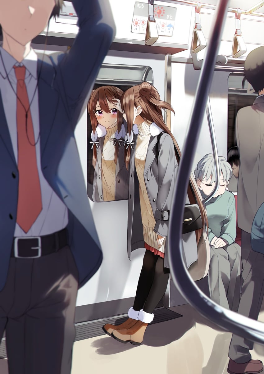 amahara aoi (kiite kuremasu yo ne senpai) drawn by pentagon_(railgun_ky1206)