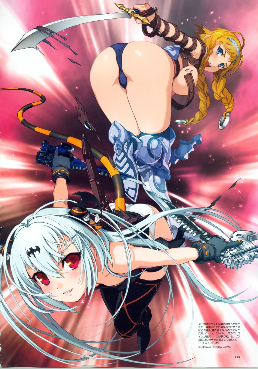 leina, exiled warrior leina, and alice (megami magazine and 3 more) drawn by nishii_(damnedrive)