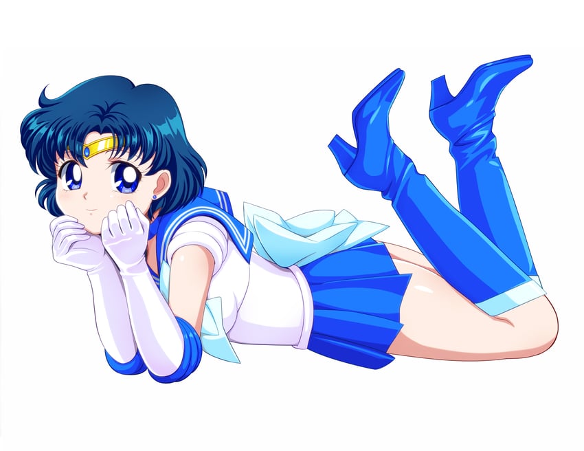 mizuno ami and sailor mercury (bishoujo senshi sailor moon) drawn by pirochi