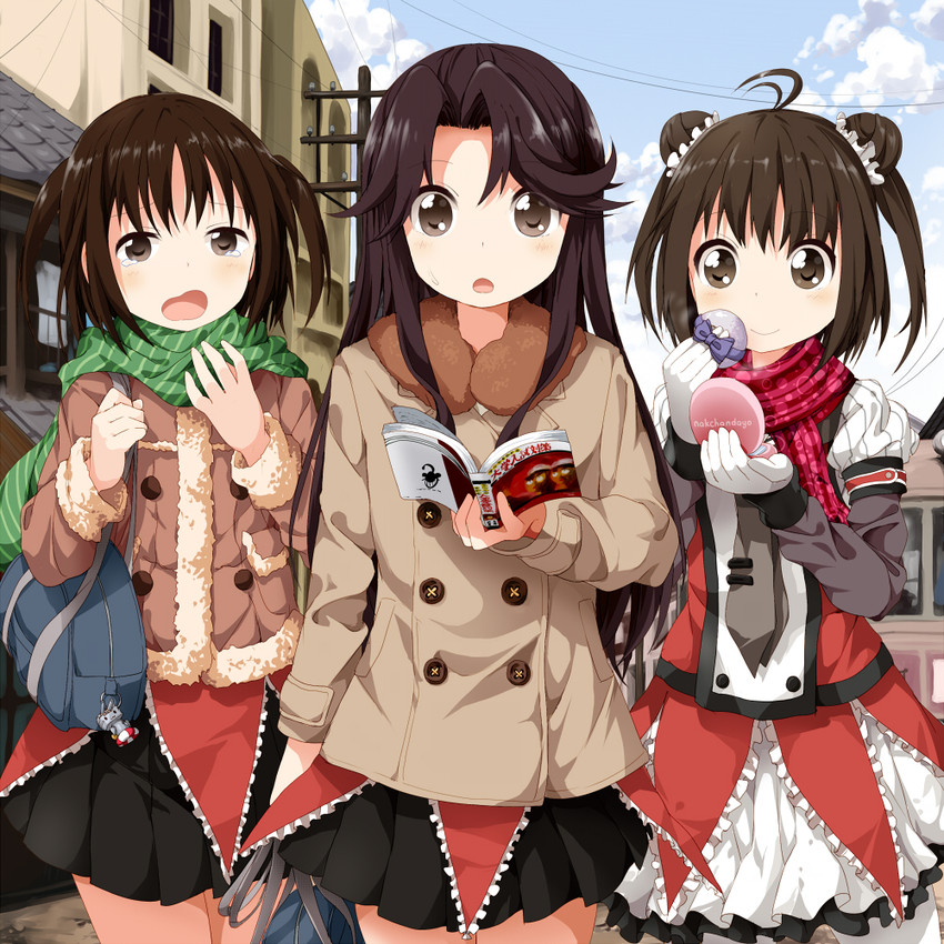 sendai, naka, jintsuu, sendai kai ni, jintsuu kai ni, and 1 more (kantai collection) drawn by ruu_(tksymkw)