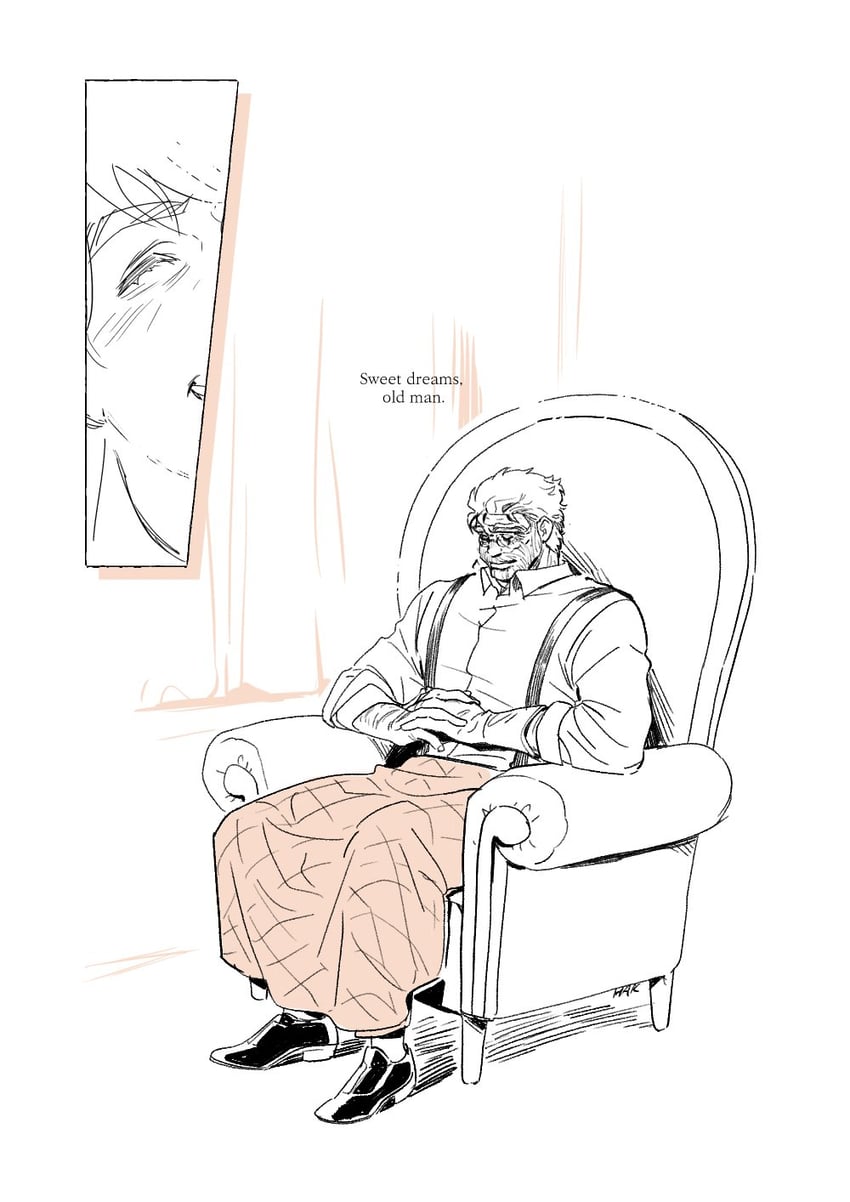 joseph joestar (jojo no kimyou na bouken and 1 more) drawn by hakmonss