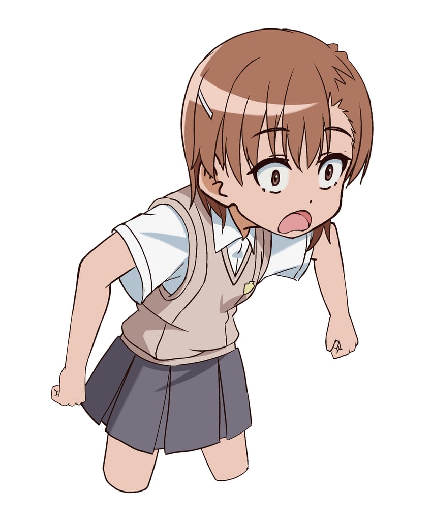 misaka mikoto (toaru majutsu no index and 1 more) drawn by pension_z
