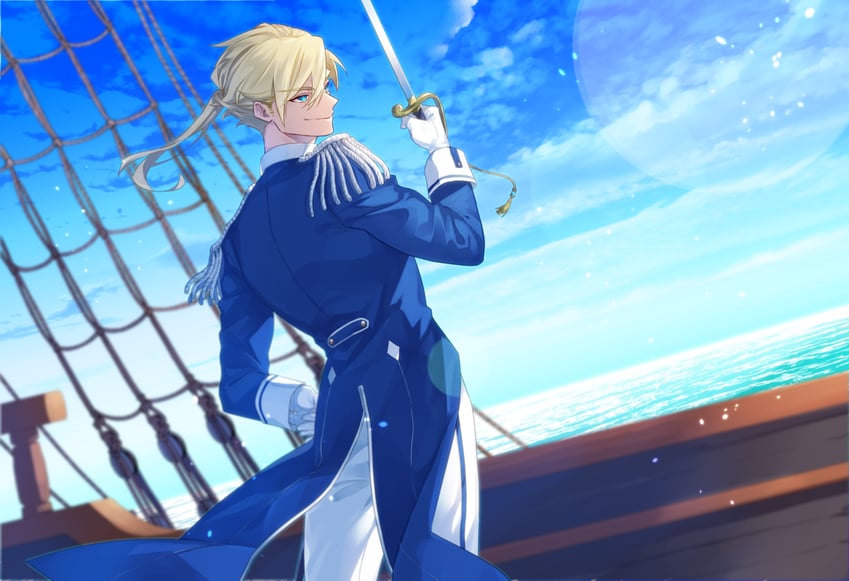 elliot melville (pixiv fantasia and 1 more) drawn by crise