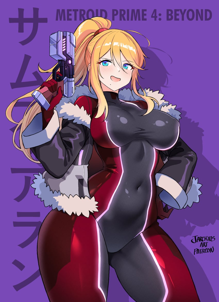 samus aran (metroid and 1 more) drawn by jarckius