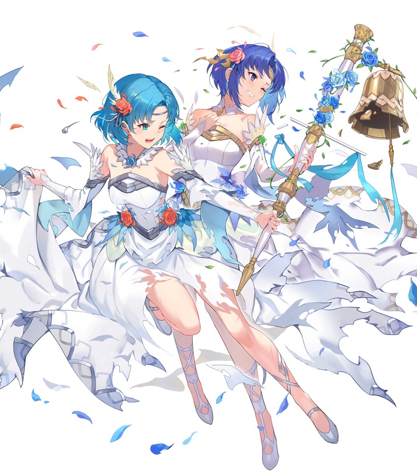 thea and catria (fire emblem and 4 more) drawn by kakage