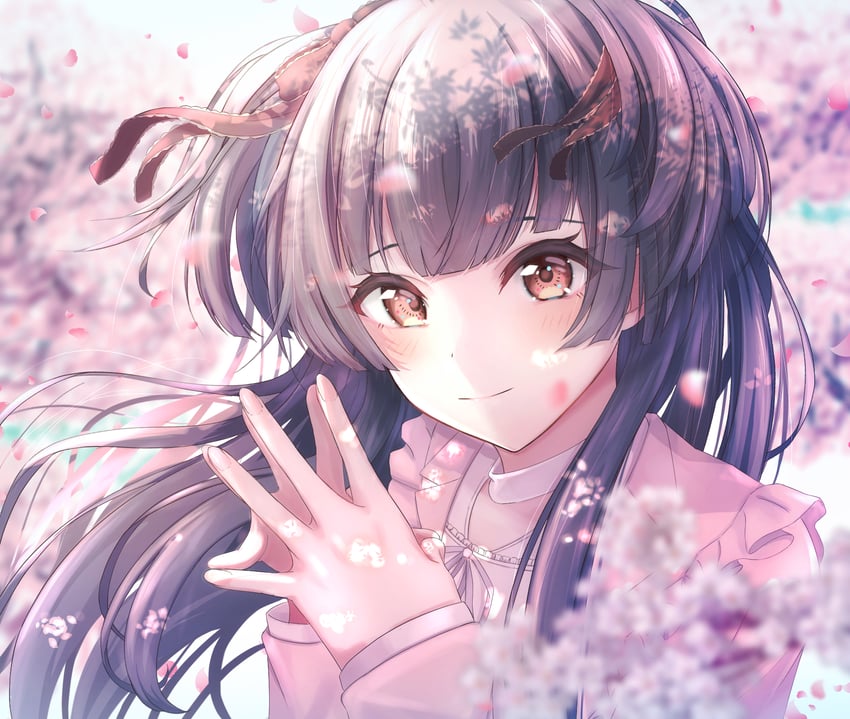 mayuzumi fuyuko (idolmaster and 1 more) drawn by keshi_kado