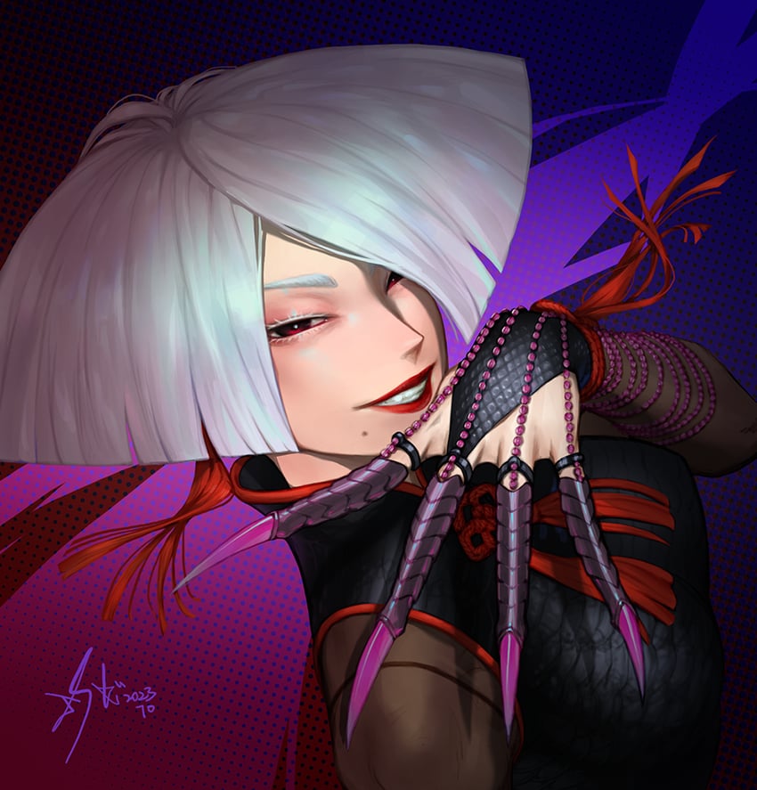 a.k.i. (street fighter and 1 more) drawn by iskimxk