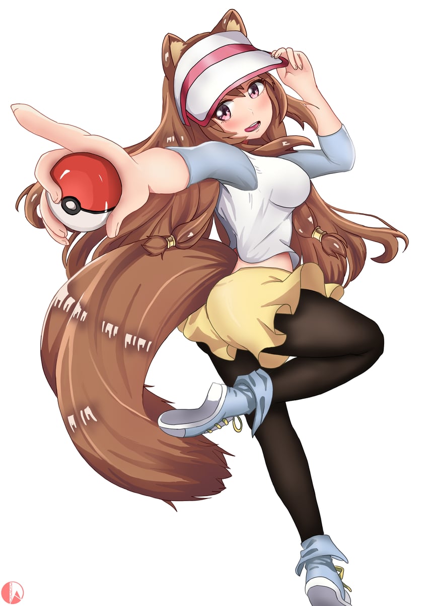 rosa and raphtalia (pokemon and 2 more) drawn by danda_draws