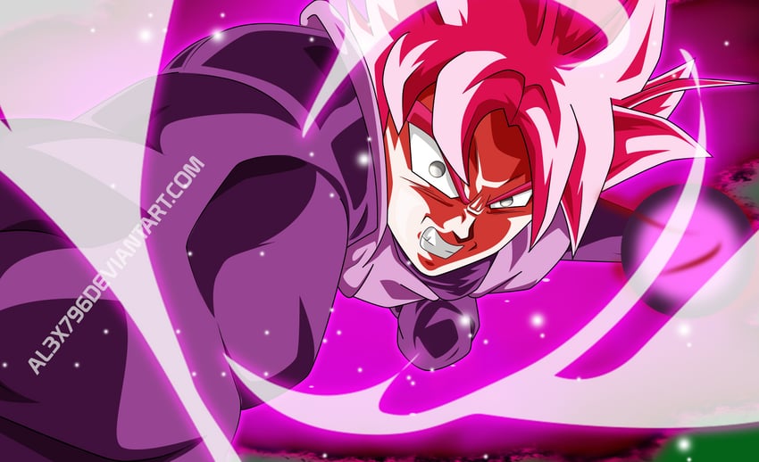 goku black (dragon ball and 1 more) drawn by thedatagraphics