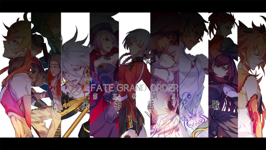 scathach, cu chulainn, florence nightingale, helena blavatsky, karna, and 10 more (fate and 3 more) drawn by krab_(fumekrab)