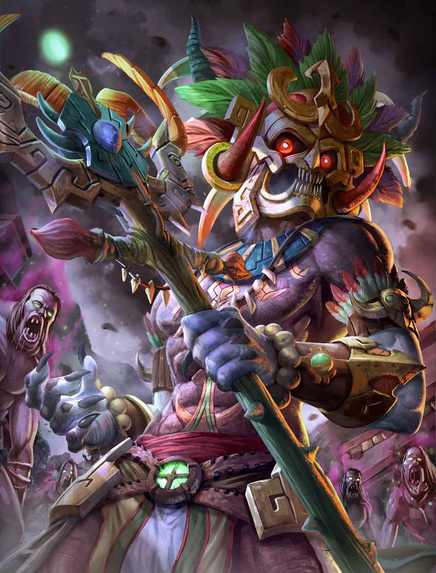 Ah Puch Smite Drawn By Brolo Danboorusexiezpix Web Porn