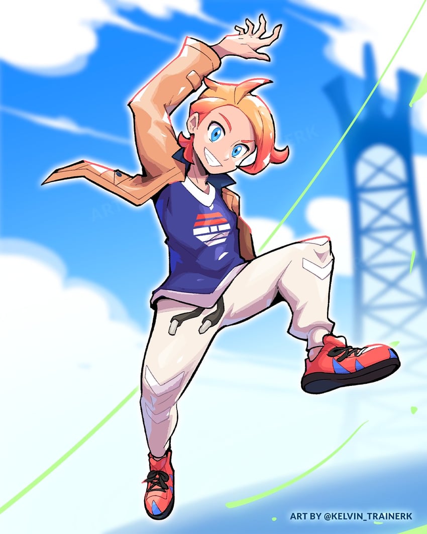 urbain (pokemon and 1 more) drawn by kelvin-trainerk