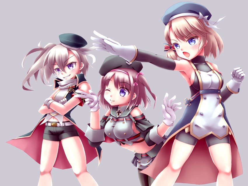 z23, z1 leberecht maass, and z35 (azur lane) drawn by kirisaku_shampoo_hat