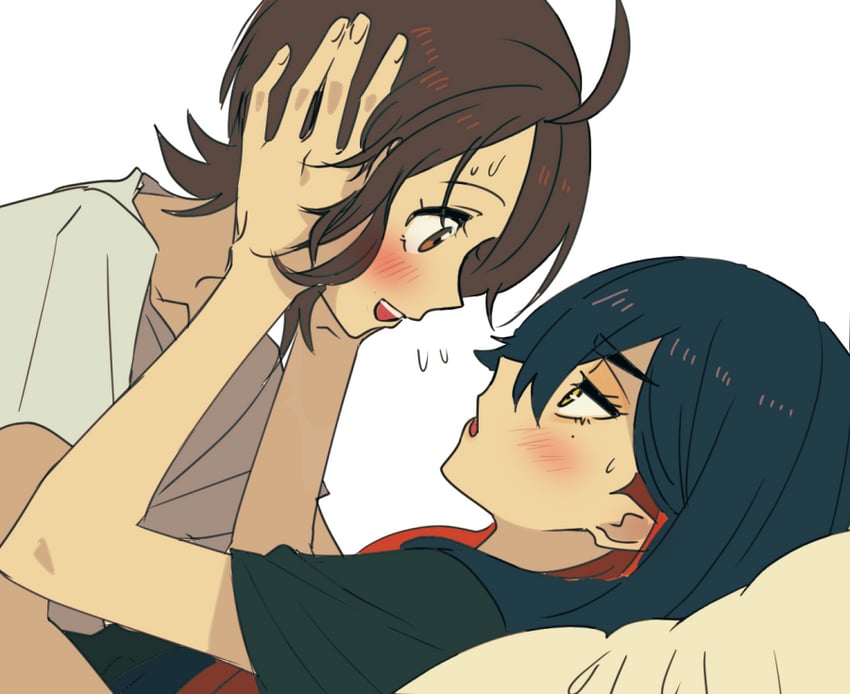 juliana and carmine (pokemon and 1 more) drawn by hyaku_ae_mon