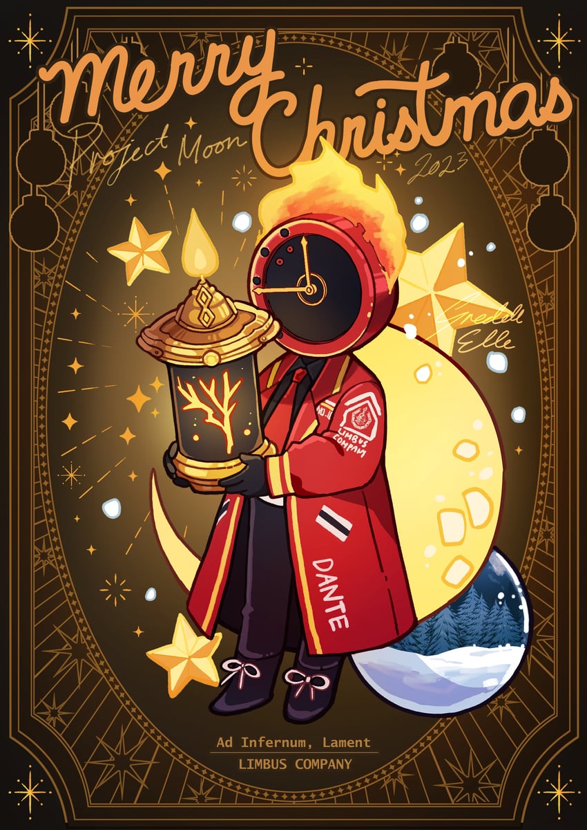 dante (project moon and 1 more) drawn by gredell_elle