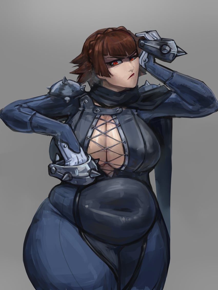 niijima makoto and queen (persona and 1 more) drawn by pirozzhok