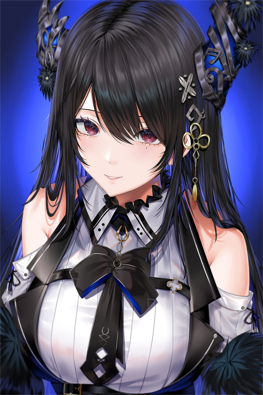 nerissa ravencroft (hololive and 1 more) drawn by r3d