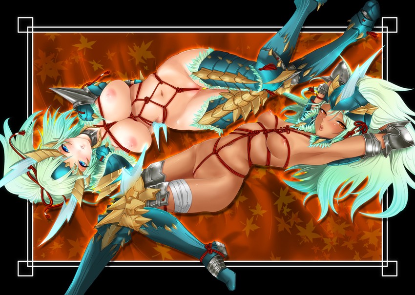 monster hunter (monster hunter and 1 more) drawn by mojarin_(kihara_mojarin)