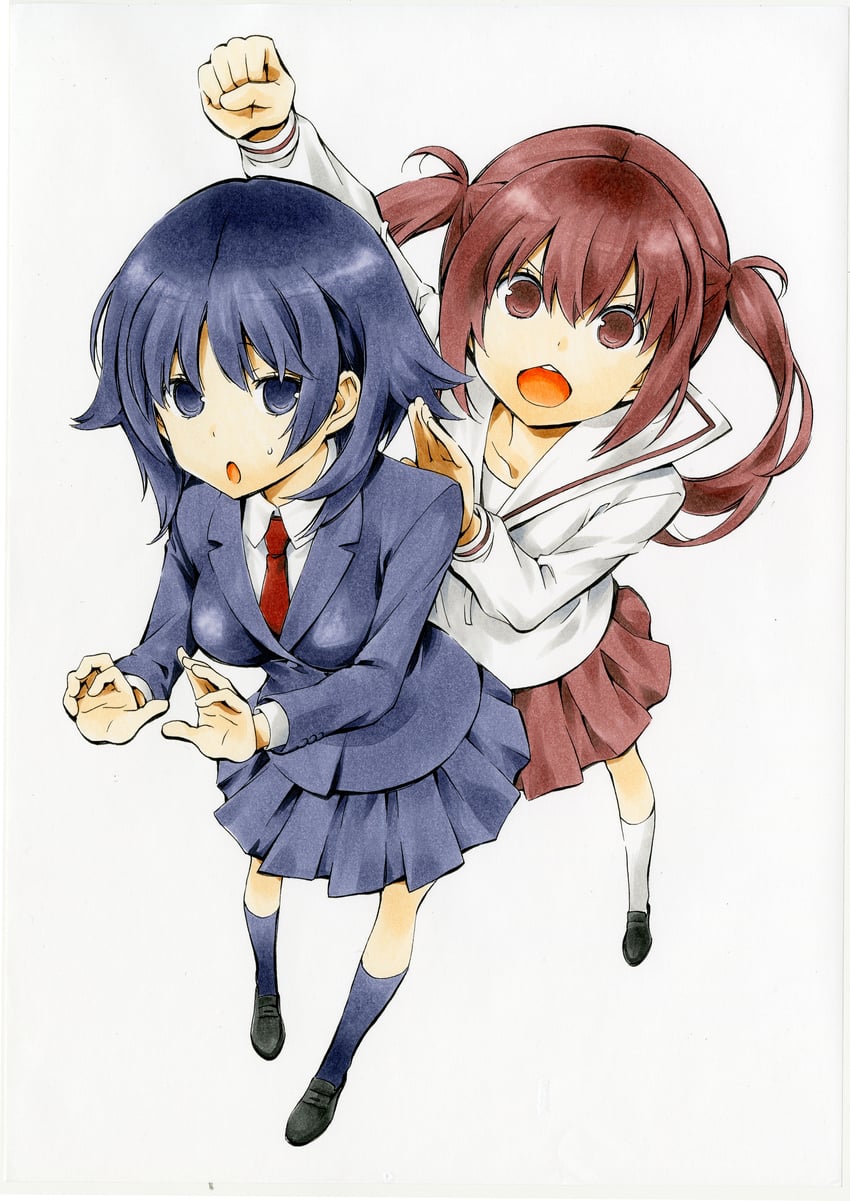 minami kana and atsuko (minami-ke) drawn by sakuraba_koharu