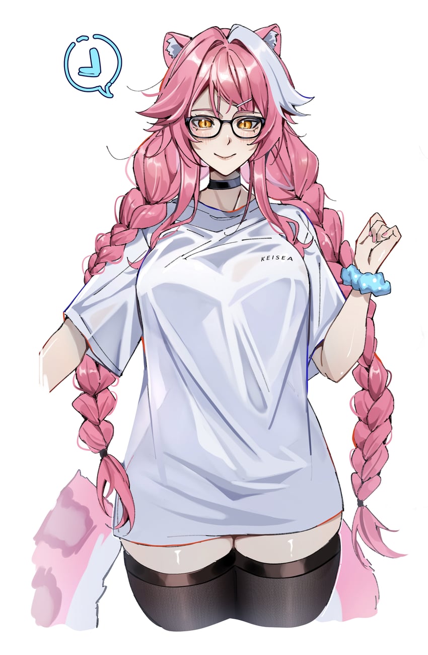 raora panthera (hololive and 1 more) drawn by keisea