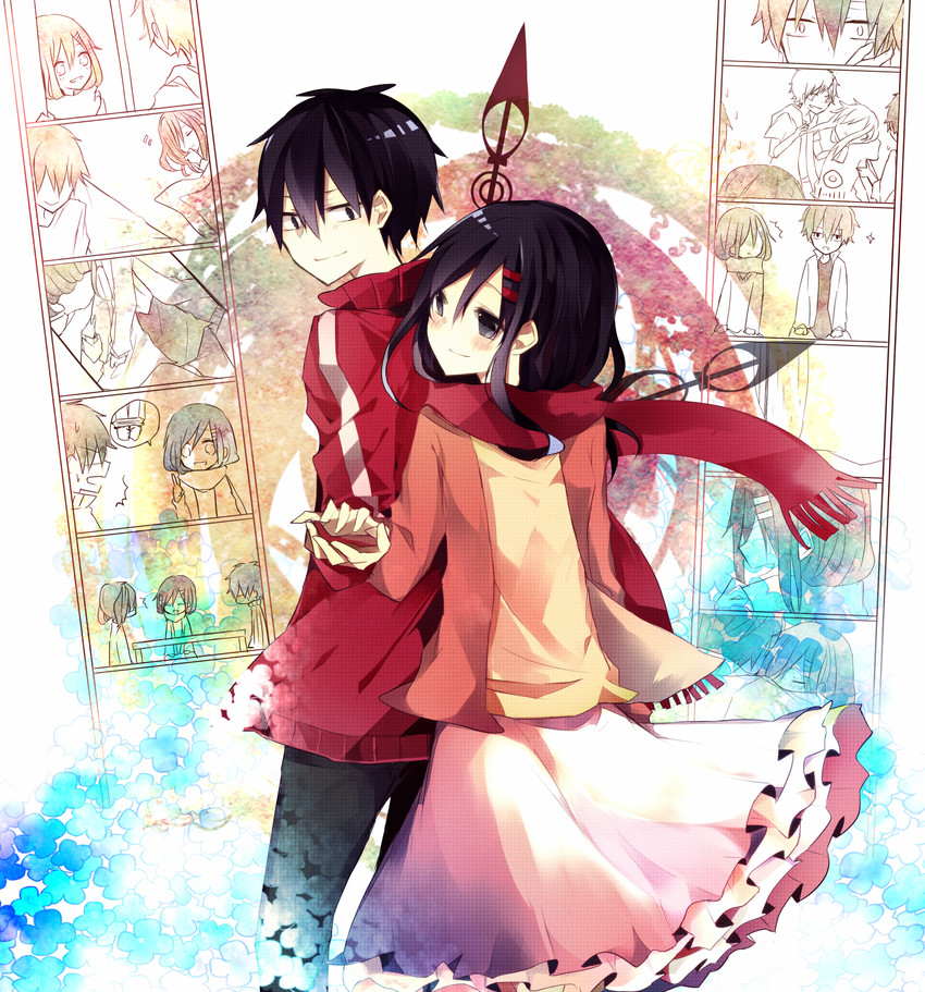 tateyama ayano, kisaragi shintarou, kido tsubomi, kano shuuya, seto kousuke, and 1 more (kagerou project) drawn by toto_(0morc0)