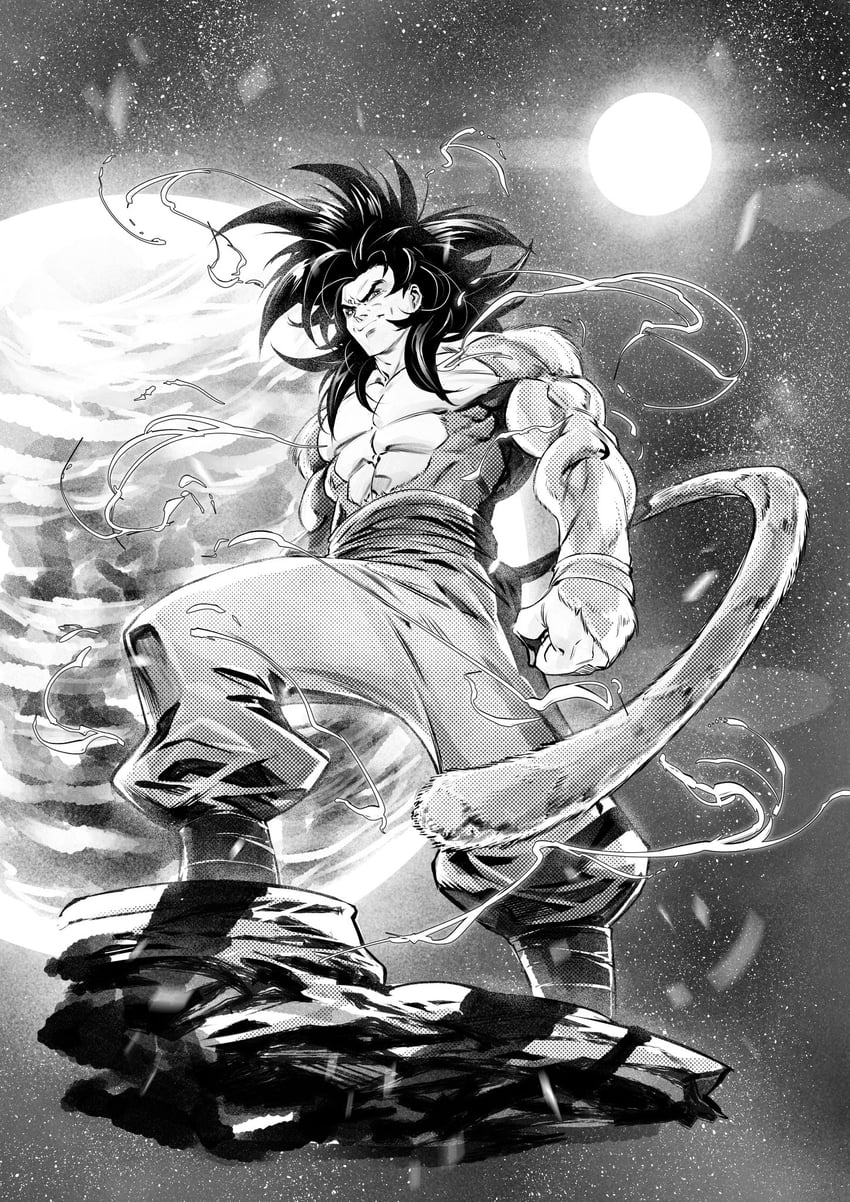 son goku (dragon ball and 1 more) drawn by iban_coello