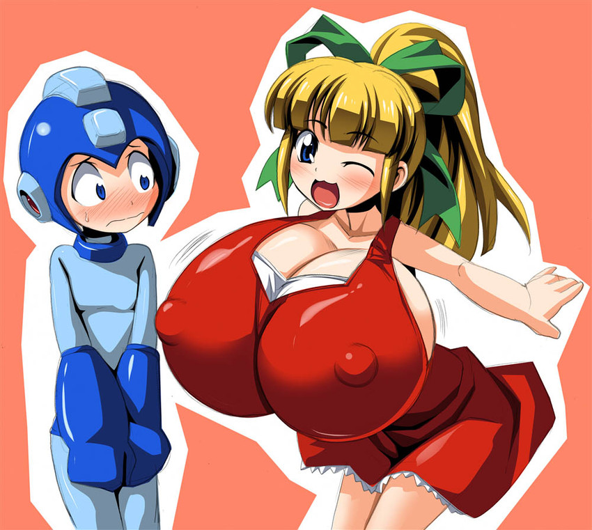 roll and mega man (mega man) drawn by kloah