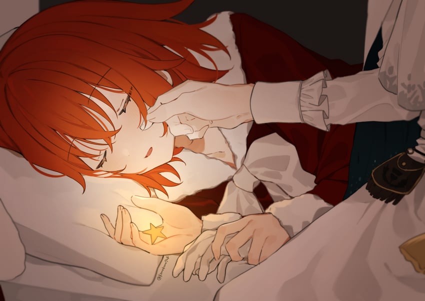 fujimaru ritsuka and oberon (fate and 1 more) drawn by romo827