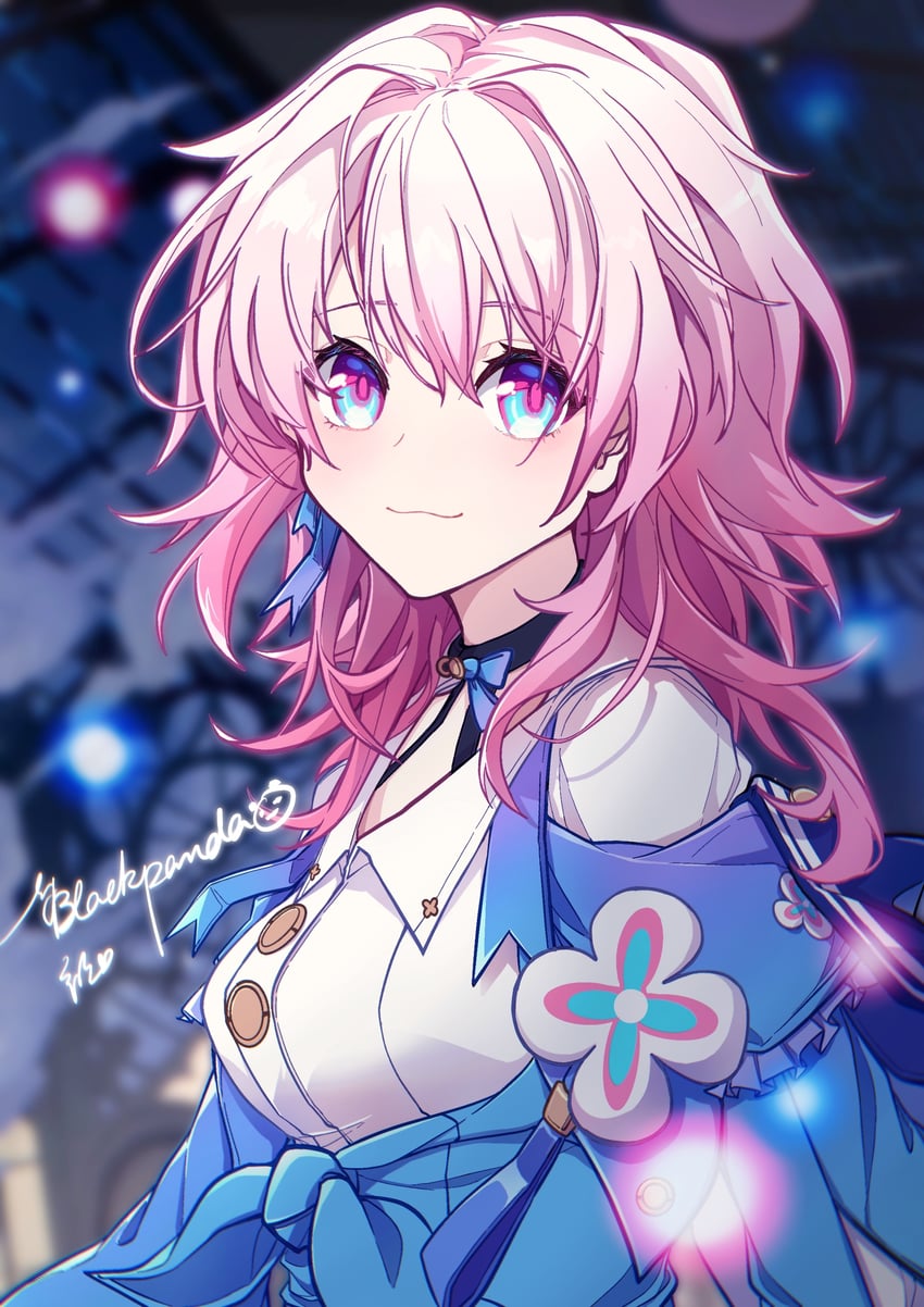 march 7th (honkai and 1 more) drawn by ganleneng