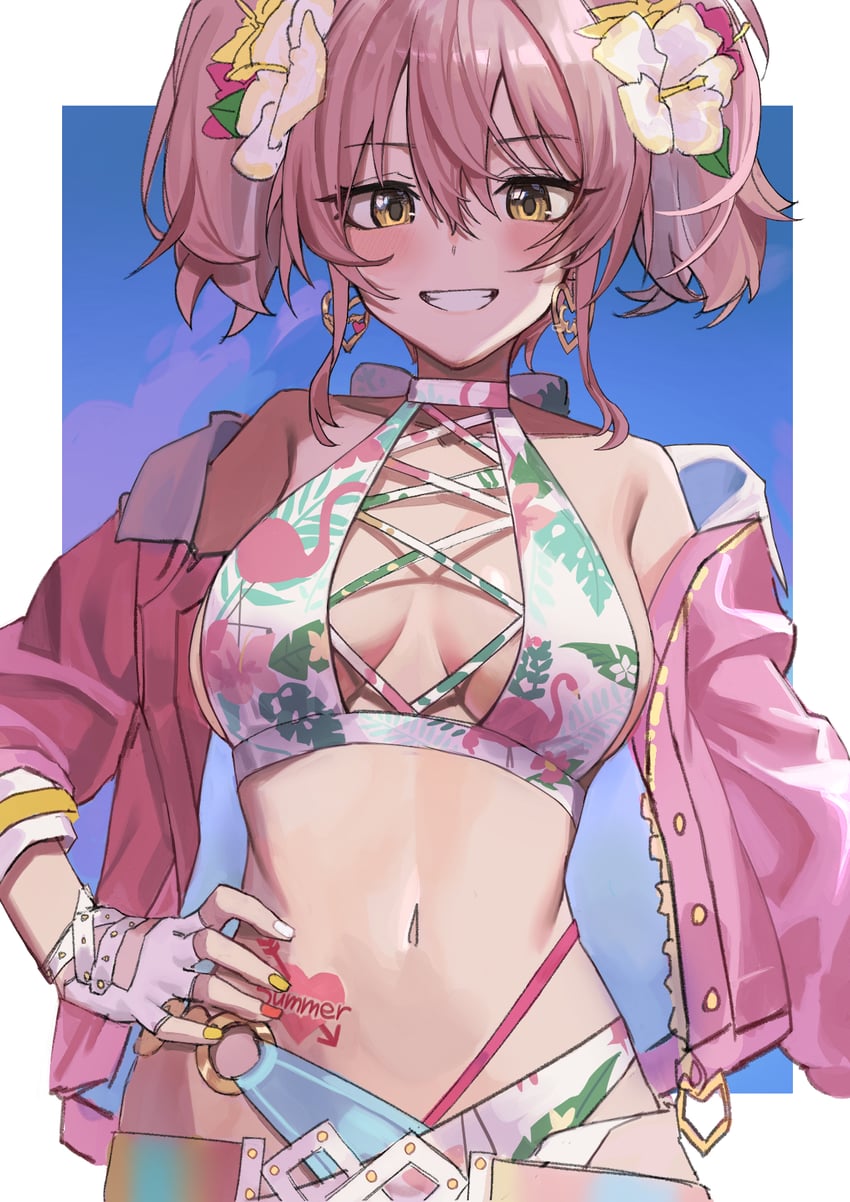 jougasaki mika (idolmaster and 1 more) drawn by haruyuki_(gffewuoutgblubh)
