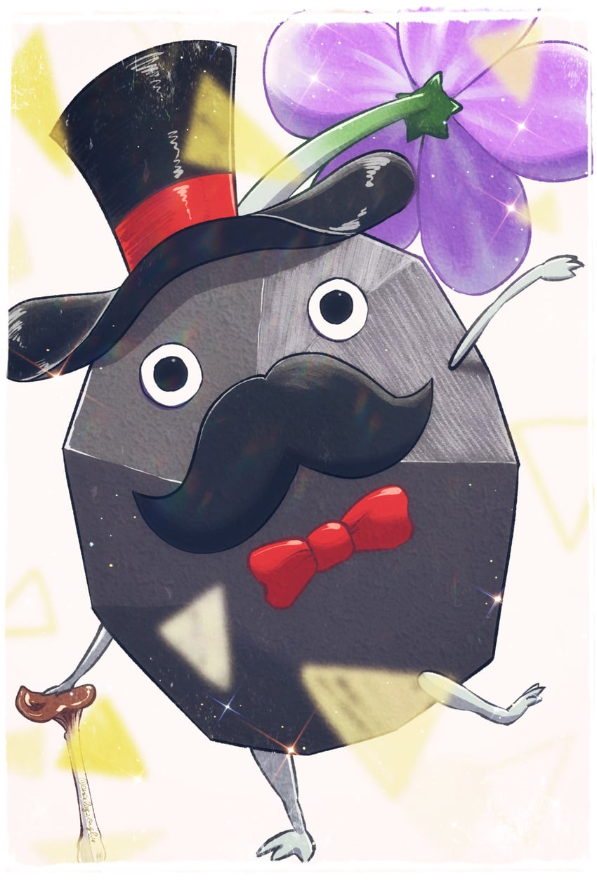 rock pikmin (pikmin and 1 more) drawn by analog_rough4