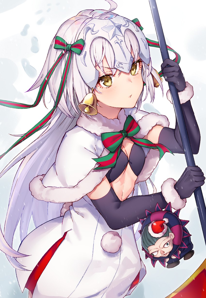 Jeanne D Arc Jeanne D Arc Alter Santa Lily And Gilles De Rais Fate And 1 More Drawn By Black Cola Danbooru
