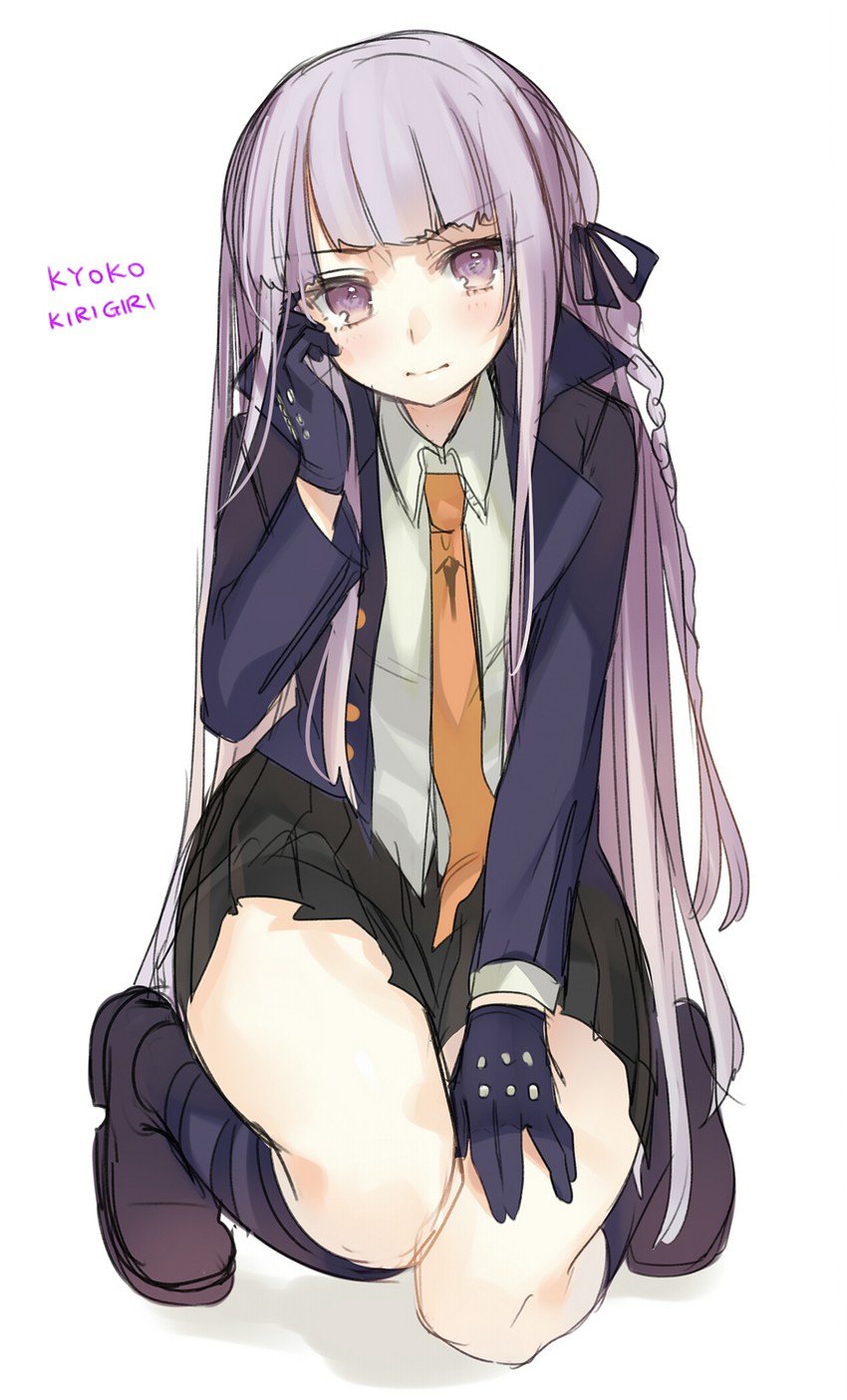 kirigiri kyoko (danganronpa and 1 more) drawn by kippu