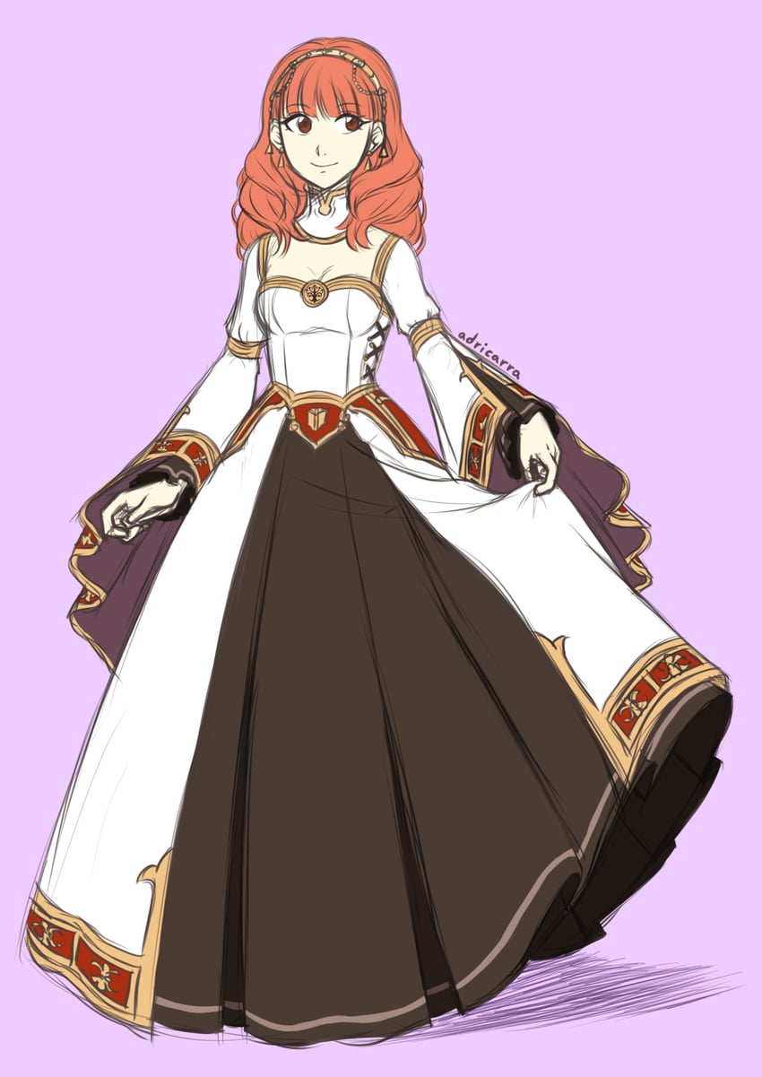celica (fire emblem and 1 more) drawn by adricarra