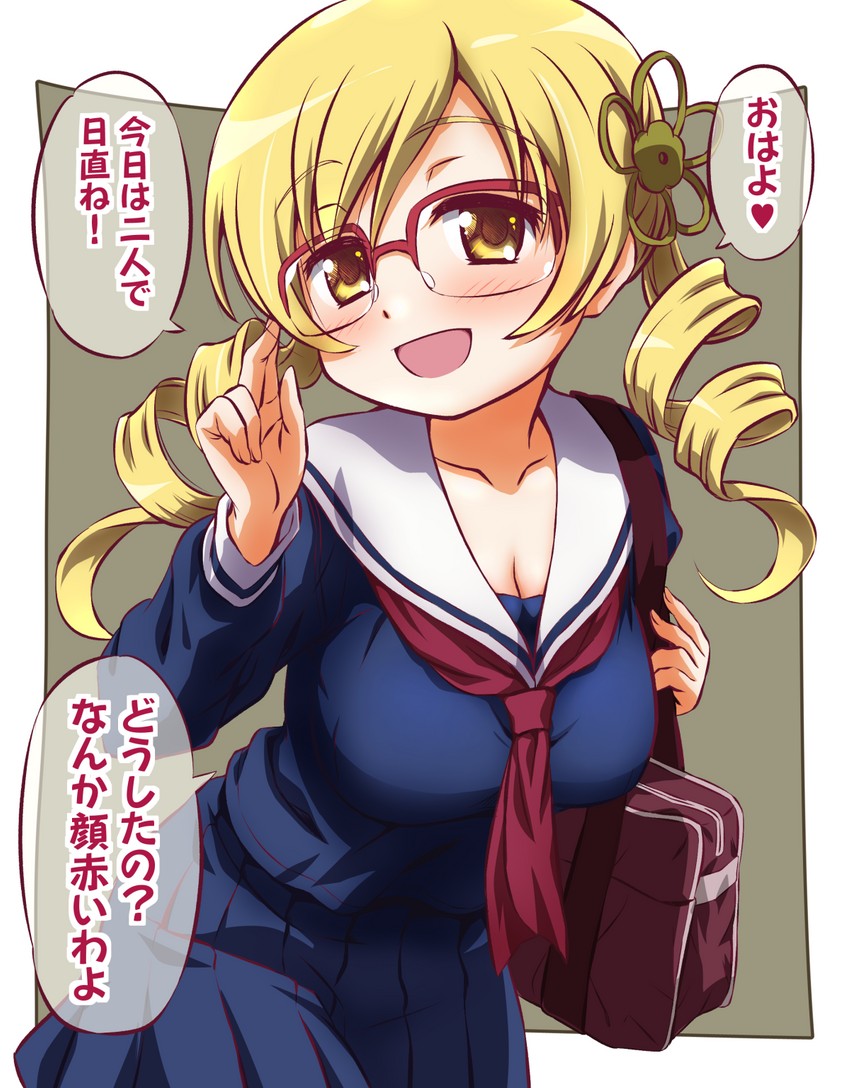 tomoe mami (mahou shoujo madoka magica) drawn by inoue_kouji