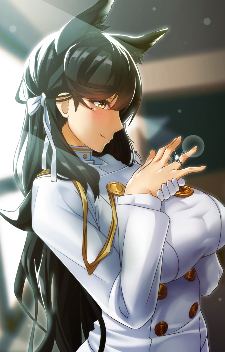 atago (azur lane) drawn by kagiyama_(clave)