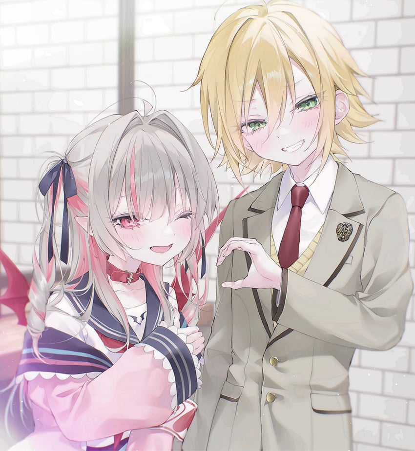 makaino ririmu and uzuki kou (nijisanji) drawn by mashiro_shiki