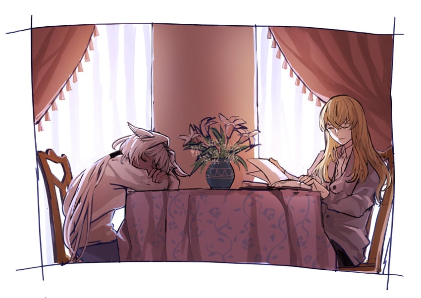 caenis and kirschtaria wodime (fate and 1 more) drawn by tsengyun