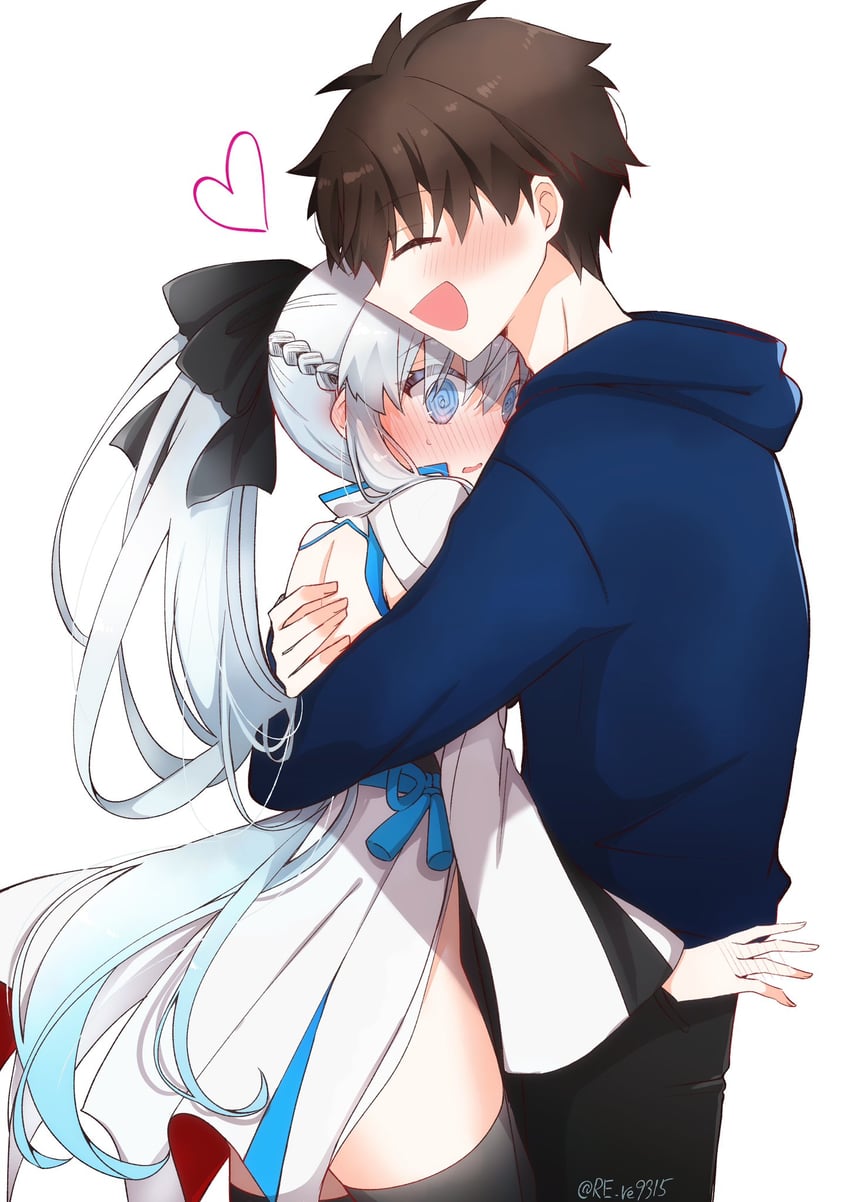 fujimaru ritsuka and morgan le fay (fate and 1 more) drawn by re_re9315