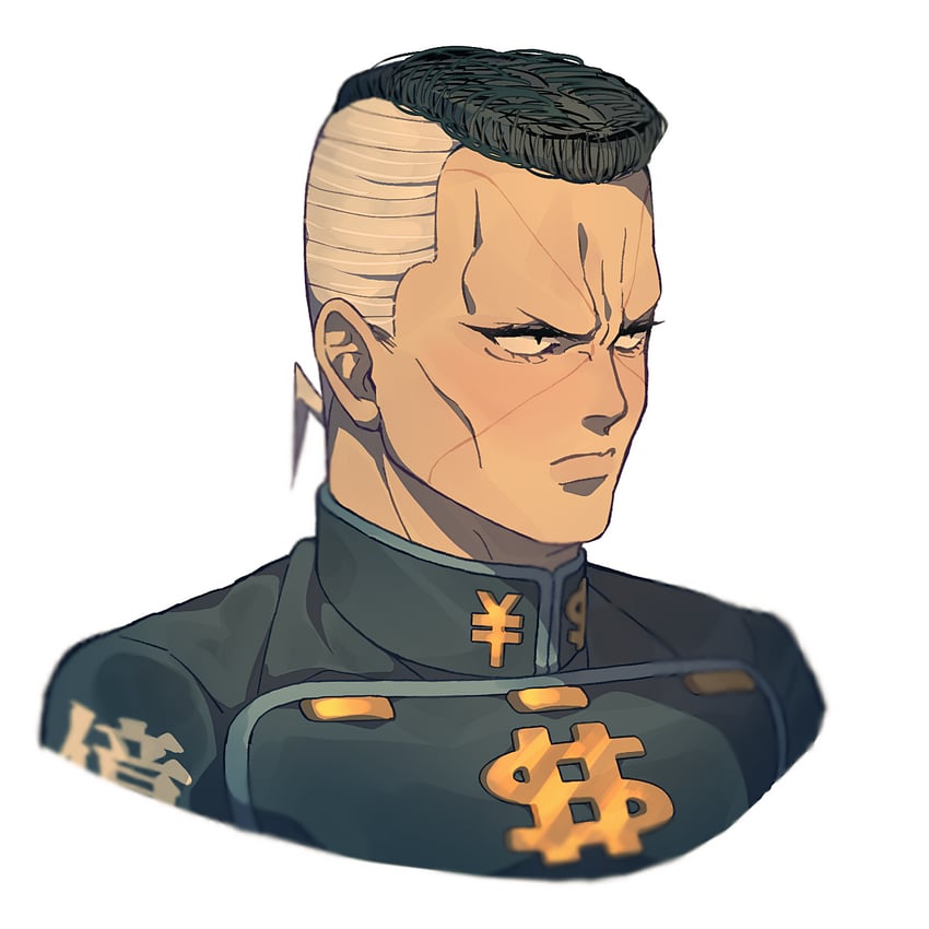 nijimura okuyasu (jojo no kimyou na bouken and 1 more) drawn by siniy