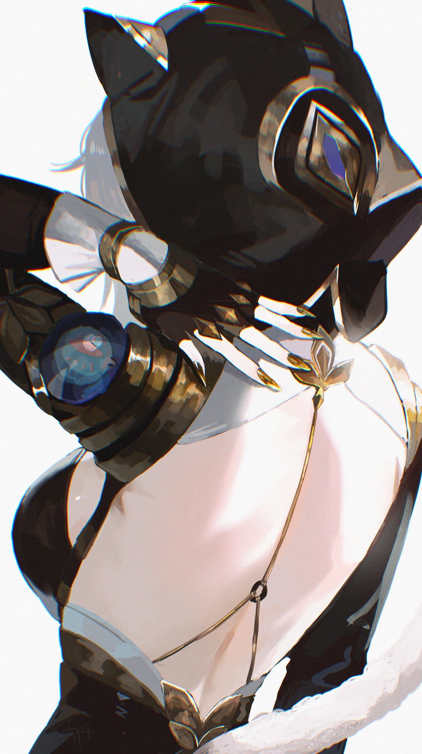 cipher (honkai and 1 more) drawn by maria_(maria_rose)
