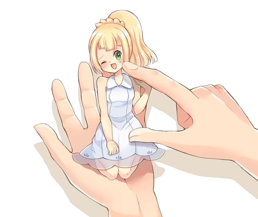 lillie (pokemon and 1 more) drawn by kazuru_wa